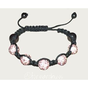 Bundle Sale 3 for $15 | Adjustable Bracelet with Pink Beads